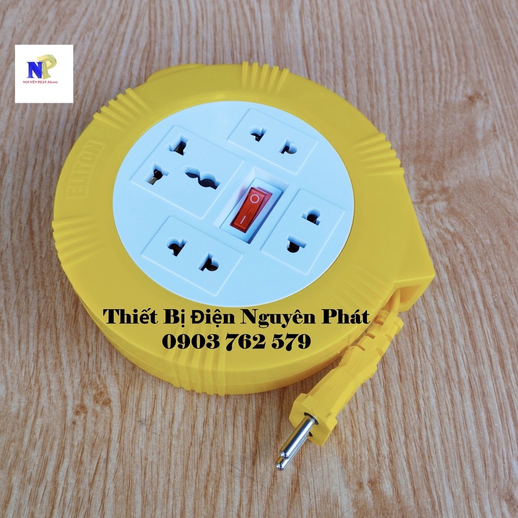 Ổ Cắm Xoay  Kéo Dài Công Suất Pmax: 2.500w - 250V/50Hz