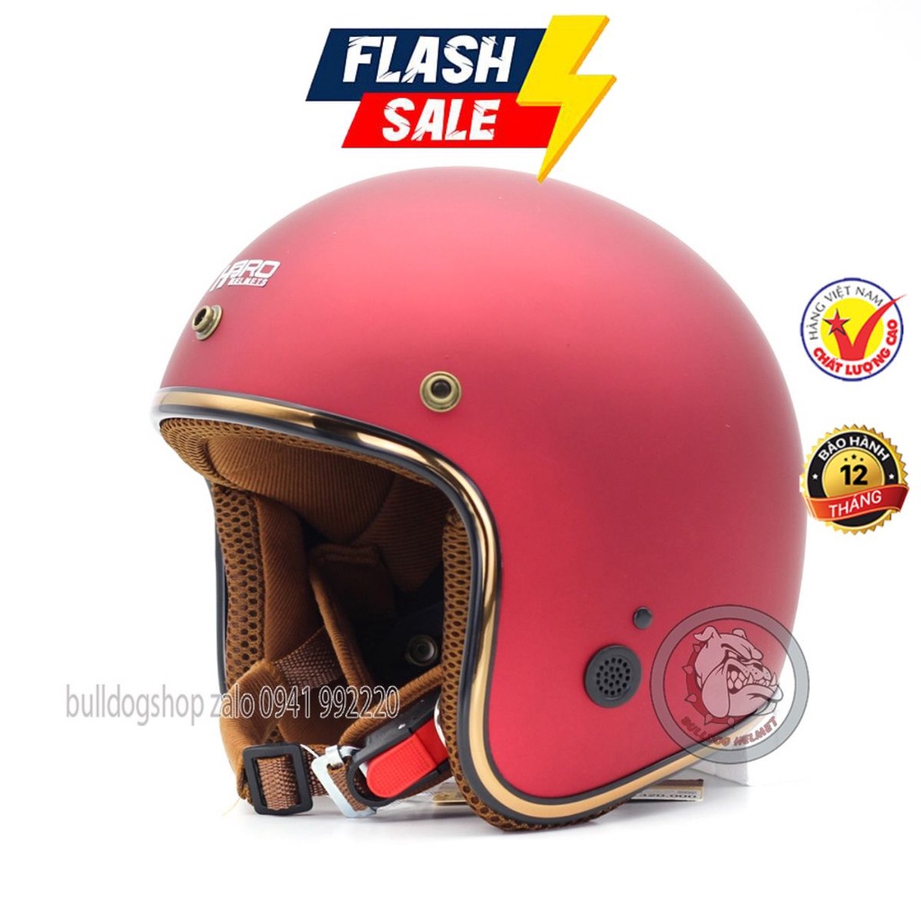 Mũ bảo hiểm 3/4 HP Helmet Cao cấp