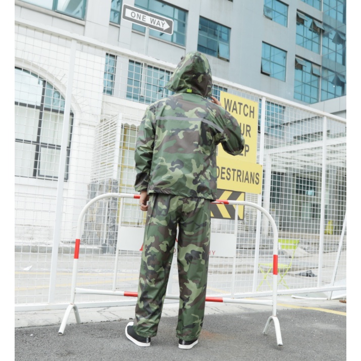 Áo Mưa BỘ LÍNH Vải Dù  AM11