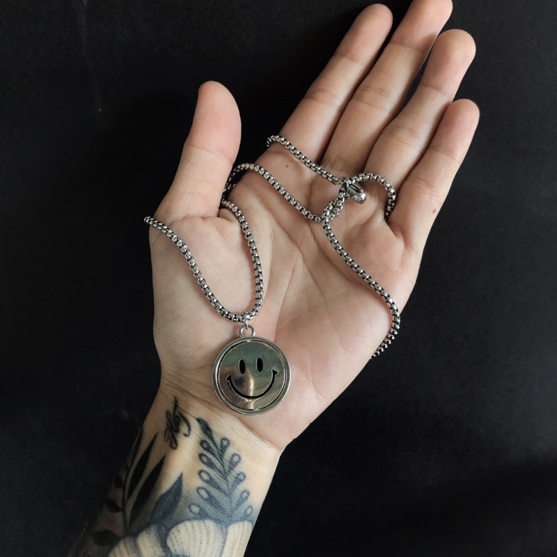 Dây Chuyền Thời Trang Unisex ICON Hai Mặt Buồn Vui Basic Loki Accessories