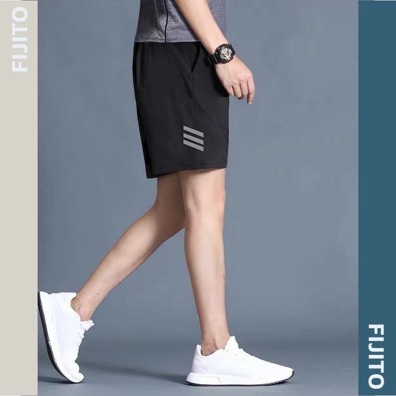 Quần sooc đùi nam dáng thể thao và mặc nhà vải cotton FIJITO SL1032