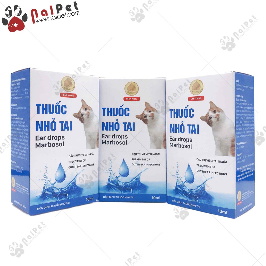 Dung Dịch Nhỏ Tai Viêm Tai Ngoài Ear Drops Marbosol Wins Group 10ml