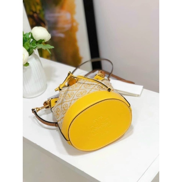 Túi Bucket Tory Burch Vàng