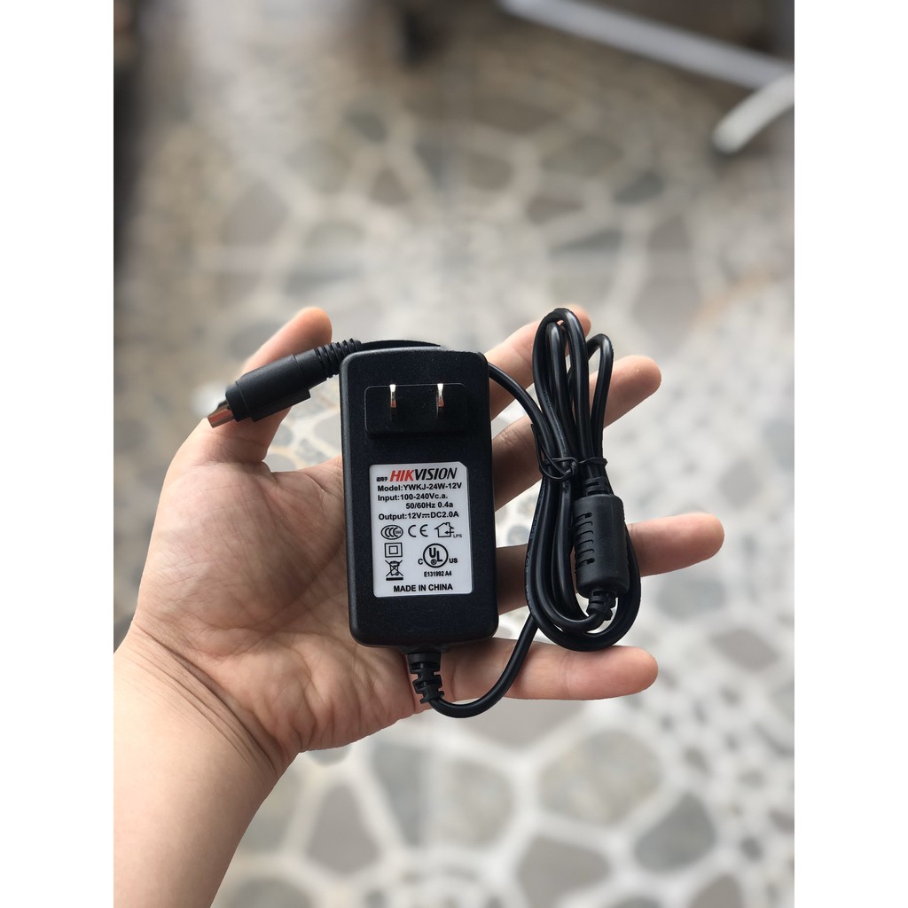Nguồn ĐẦU GHI HIKVISION 12V 2A 4 PIN CHÍNH HÃNG