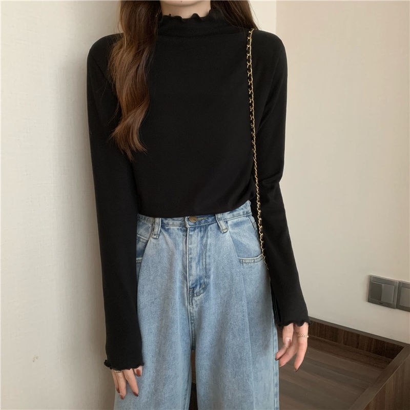 Áo Len Cổ Lọ Hai Mặt Thiết Kế Dày Dặn Giữ Ấm Mùa Đông Kiểu Dáng Mới Dành Cho Nữ