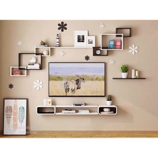 Bộ kệ trang trí hình chữ nhật lồng nhau