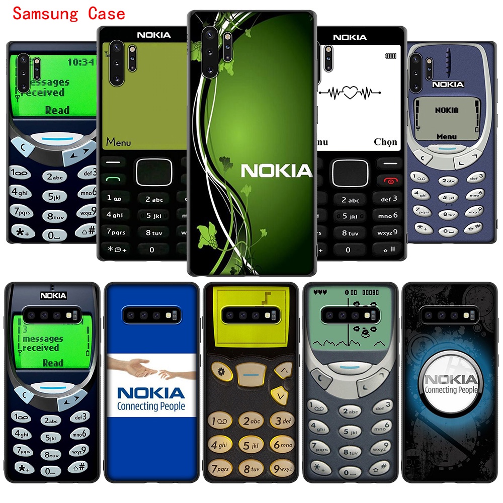 Ốp Lưng Silicon Mềm Cho Samsung A12 A32 A42 A52 A72 4G 5G Cover 59D Retro Cũ Nokia
