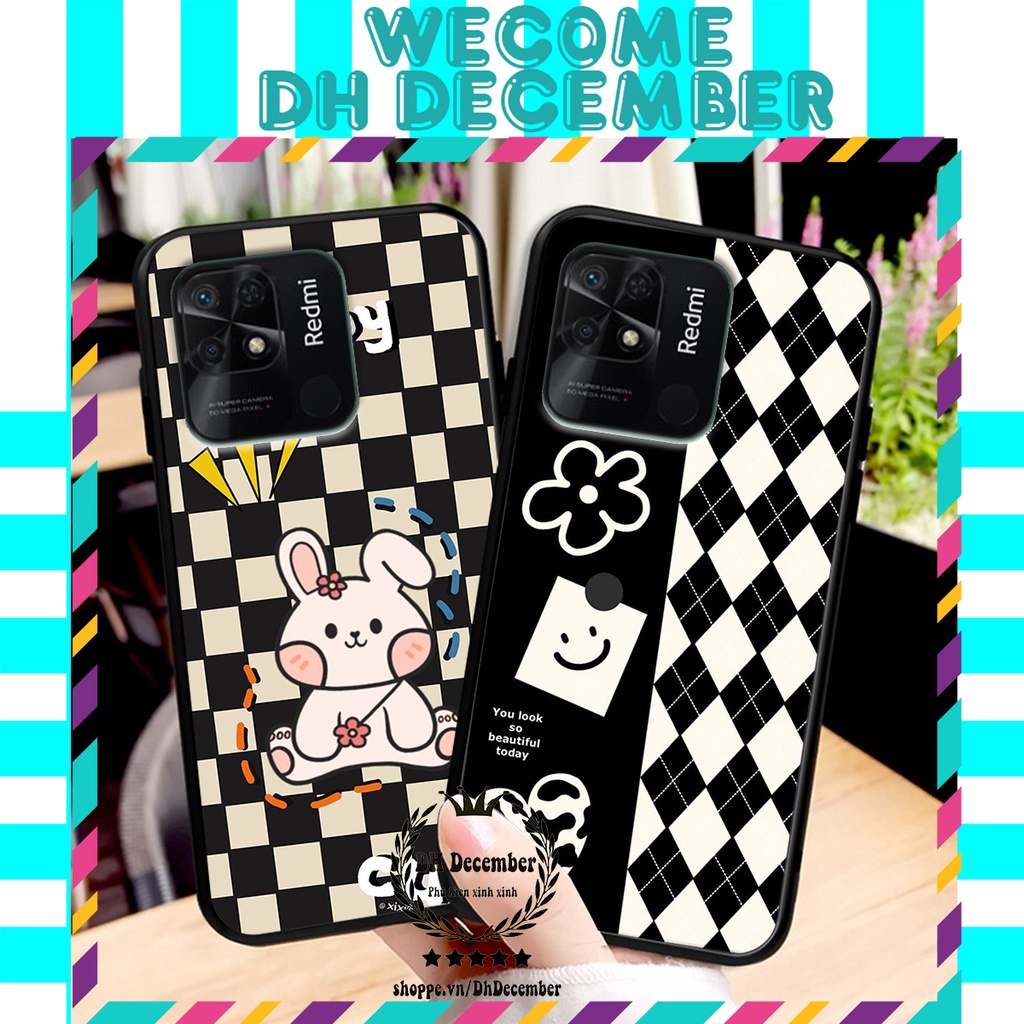 Ốp lưng Xiaomi REDMI 10C in hình 3D GẤU HỒNG-GẤU BE3R -XINH XẺO CỰC ĐẸP