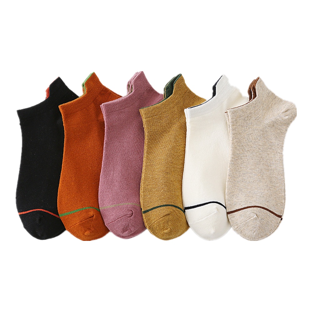 Vớ WAFNHA D272 cổ thuyền thoáng khí đơn giản cho nữ