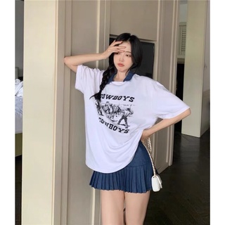 [HÀNG ORDER] Set yếm jean + áo pull