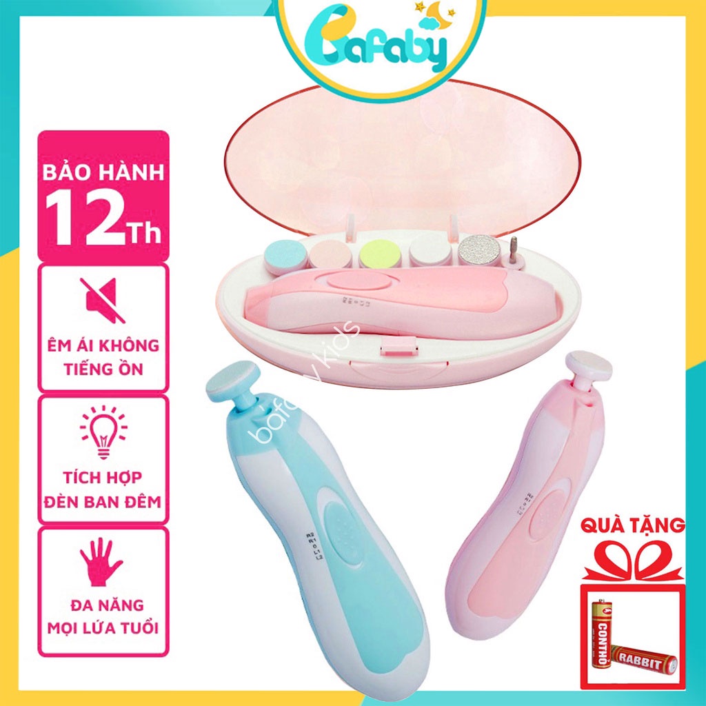 Máy Dũa Móng Tay Cho Bé Cắt Móng Tay An Toàn Cho Trẻ Em Và Người Lớn Bafaby Kids 062