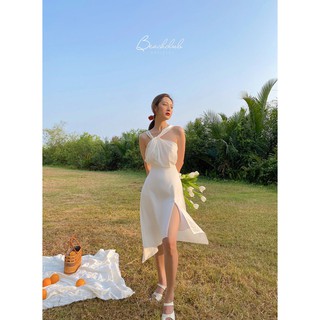 đầm yếm cổ lụa-Ella