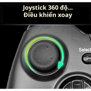 Tay game C9 kiểu Xbox 360, pc, android + đế + usb wifi