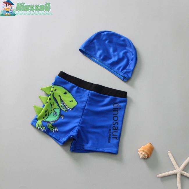 Bộ 2 Quần Bơi Polyester Họa Tiết Hoạt Hình Cho Bé Trai Từ 1-12 Tuổi
