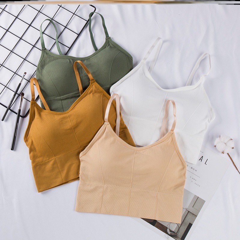 Áo Bra Nữ 2 Dây Nâng Ngực Không Gọng Tập Thể Thao Tập Gym Yoga Năng Động Thoải Mái AL02 - mijusa | BigBuy360 - bigbuy360.vn