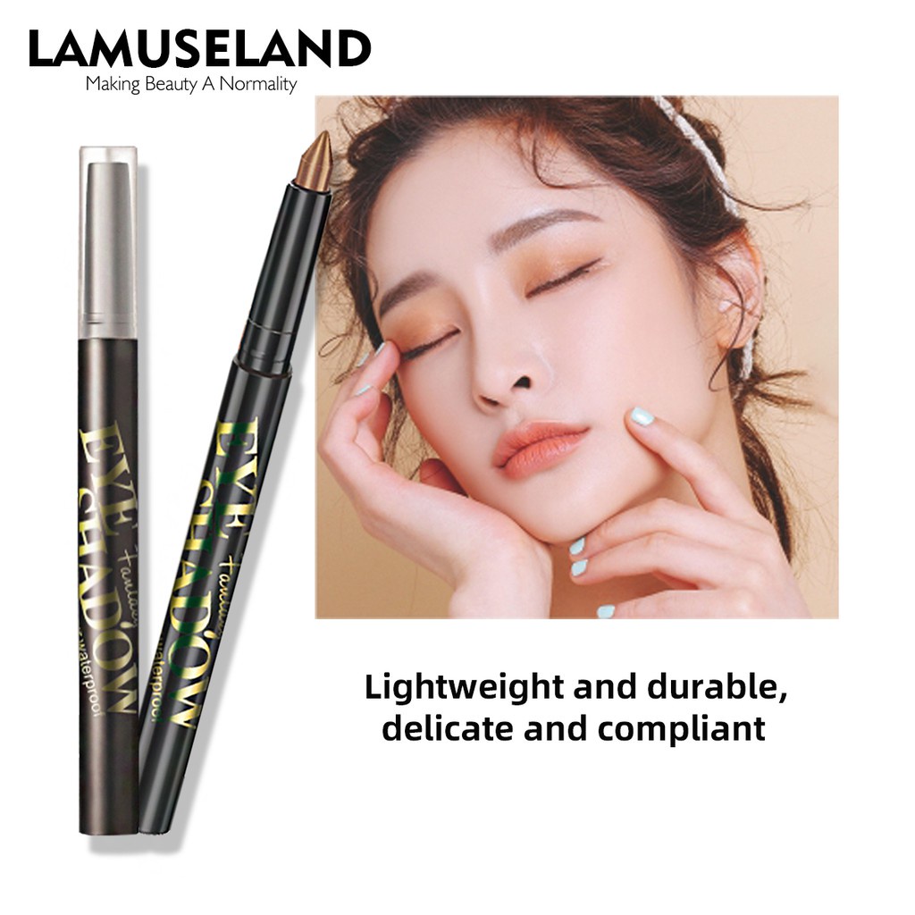 Phấn Mắt LAMUSELAND Dạng Bút Ánh Nhũ Lấp Lánh 8 Màu Tuỳ Chọn 15.5g