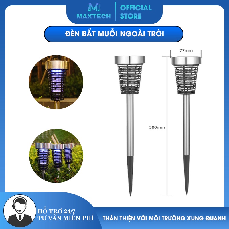 Đèn đuổi muỗi cắm đất sự dụng năng lượng mặt trời - K1215
