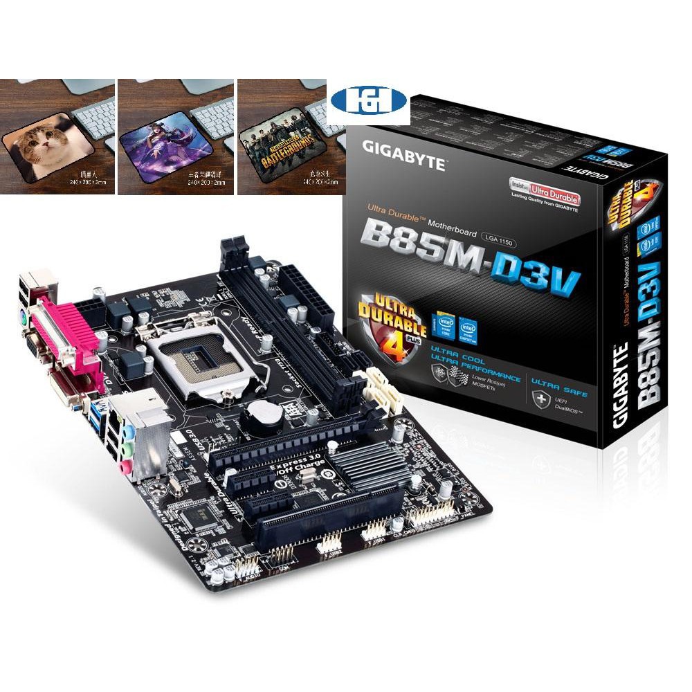 Main máy tính B85 socket 1150, main b85 giga d3v / d3h, colorful, biostar tb85, asus b85m gamer 21