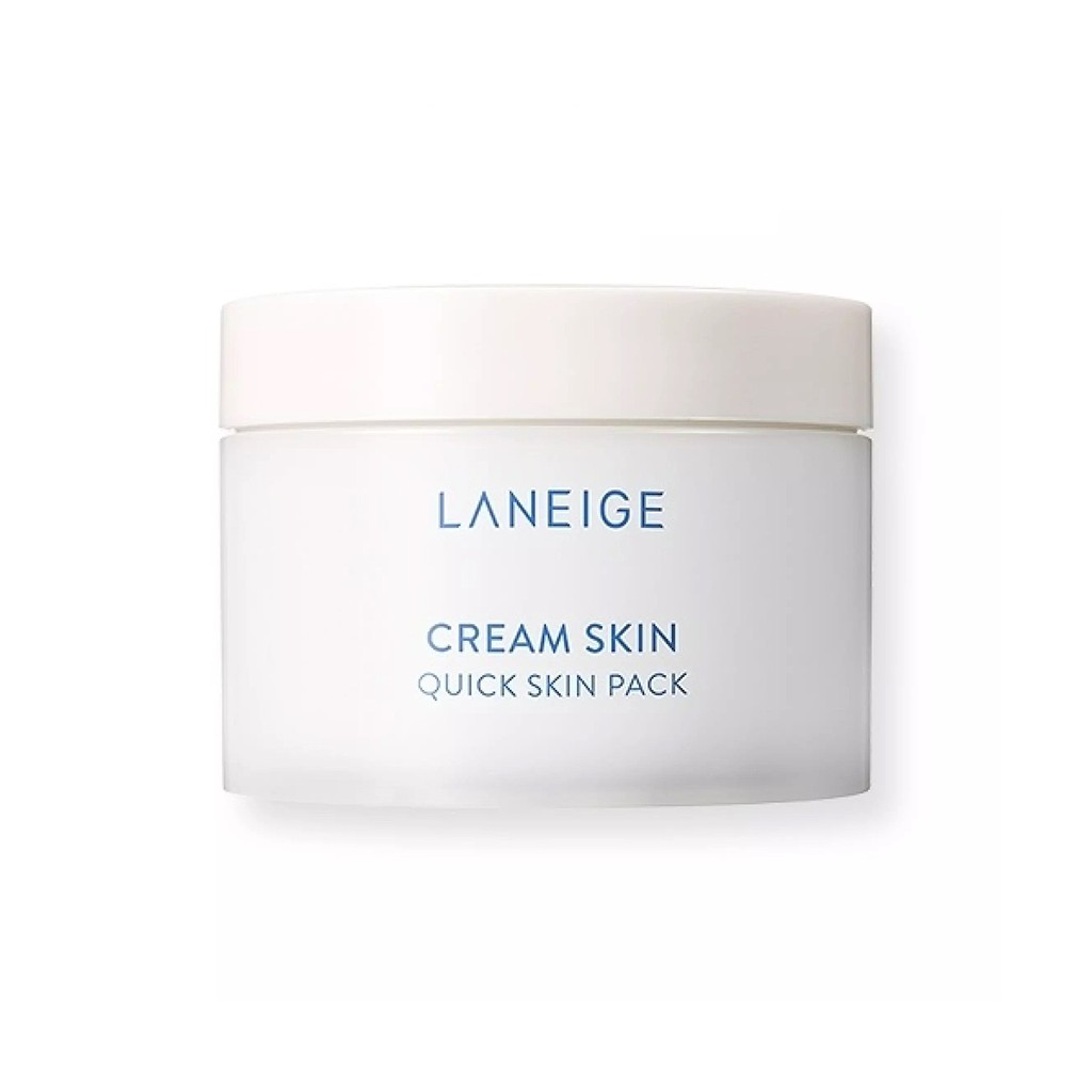 Bộ 100 Tờ / 50 Miếng Đệm + 50ml Kem Dưỡng Da Nhạy Cảm LANEIGE Cream Skin Quick Skin Pack  - Da Nhạy Cảm 2 Phút