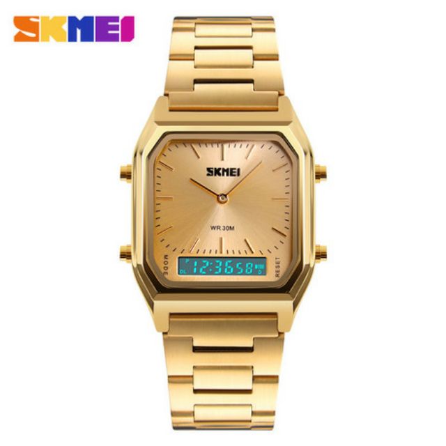 Đồng Hồ Nam Nữ Kim-Điện Tử SKMEI 1220 Dual Time Chính Hãng | BigBuy360 - bigbuy360.vn