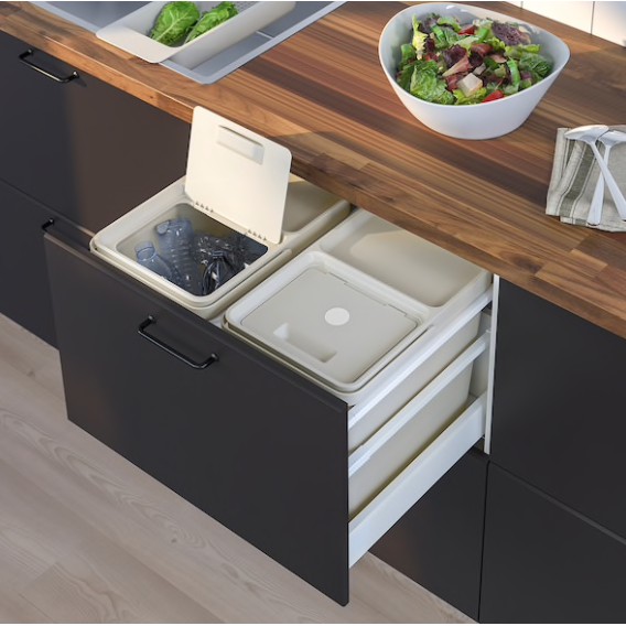 Thùng rác 22L HÅLLBAR IKEA chính hãng