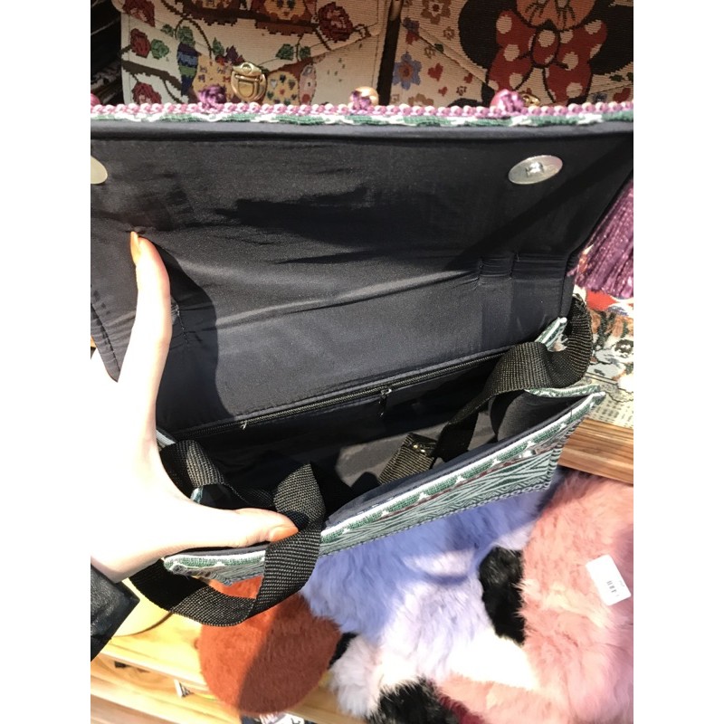 Túi xách rèm - túi cài thổ cẩm