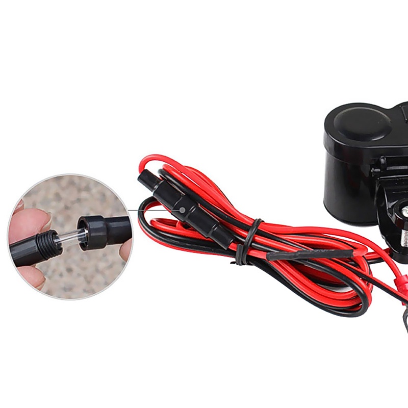 Bật Lửa Sạc Usb Chống Thấm Nước Cho Xe Máy / Xe Đạp Mới