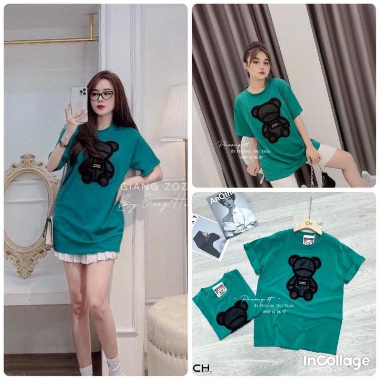 [ Hàng Quảng Châu ]  Áo phông gấu xanh, áo thun nữ chất thun loại 1 / Thoitrangsvtn - [ Có video + ảnh thật ] | BigBuy360 - bigbuy360.vn