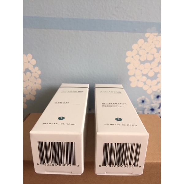 Combo AnteAge MD Serum & Accelerator bảo vệ, tái tạo, dưỡng ẩm và trẻ hóa làm da 30ml