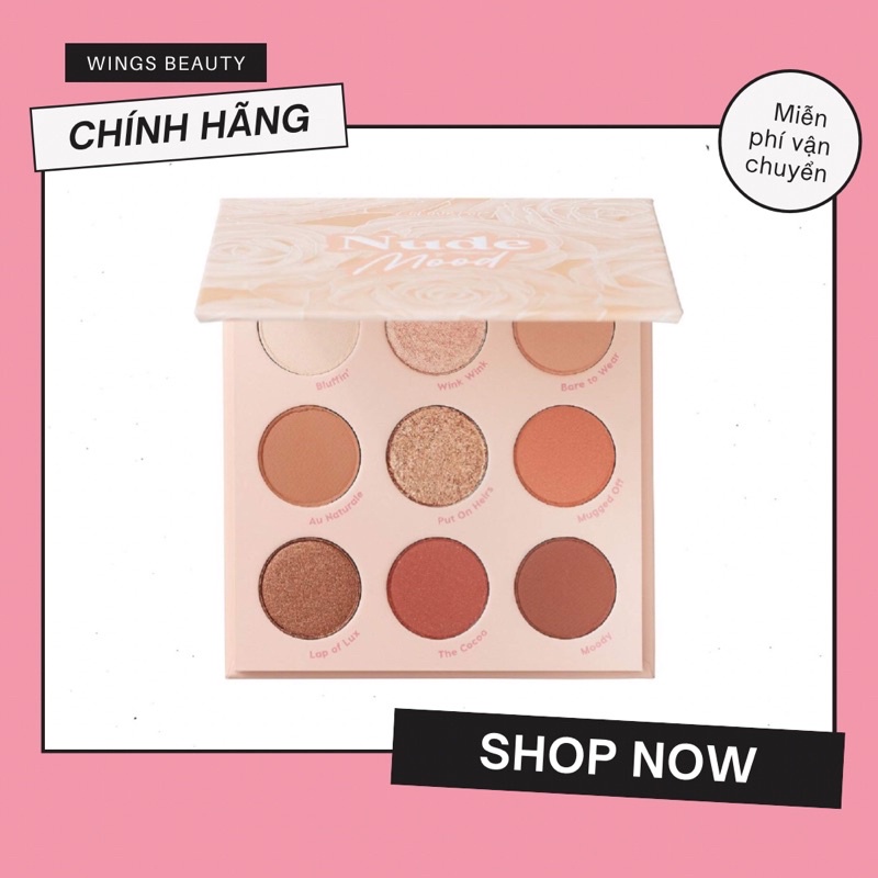 COLOURPOP - Bảng mắt Nude Mood Palette