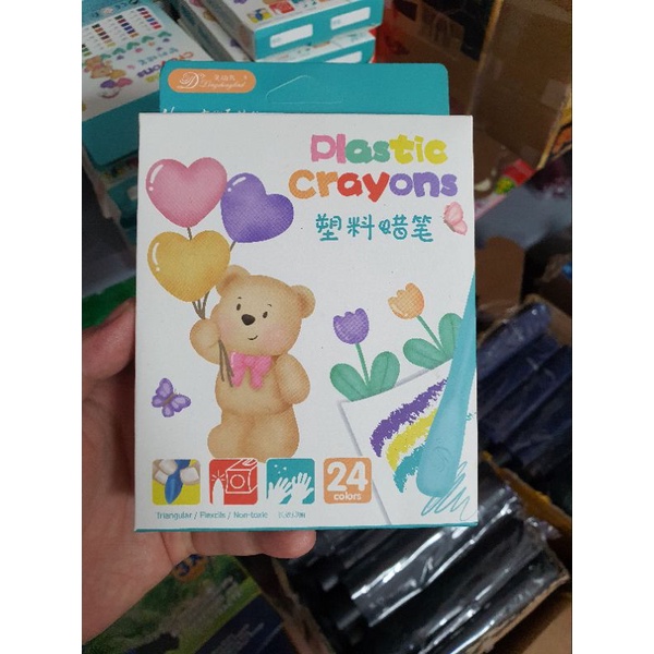 BỘ MÀU HỮU CƠ 24 CÂY AN TOÀN CHO BÉ YÊU TẬP VẼ