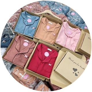 KÈM ẢNH THẬT🌿BỘ PIJAMA NHUNG TĂM TRƠN
