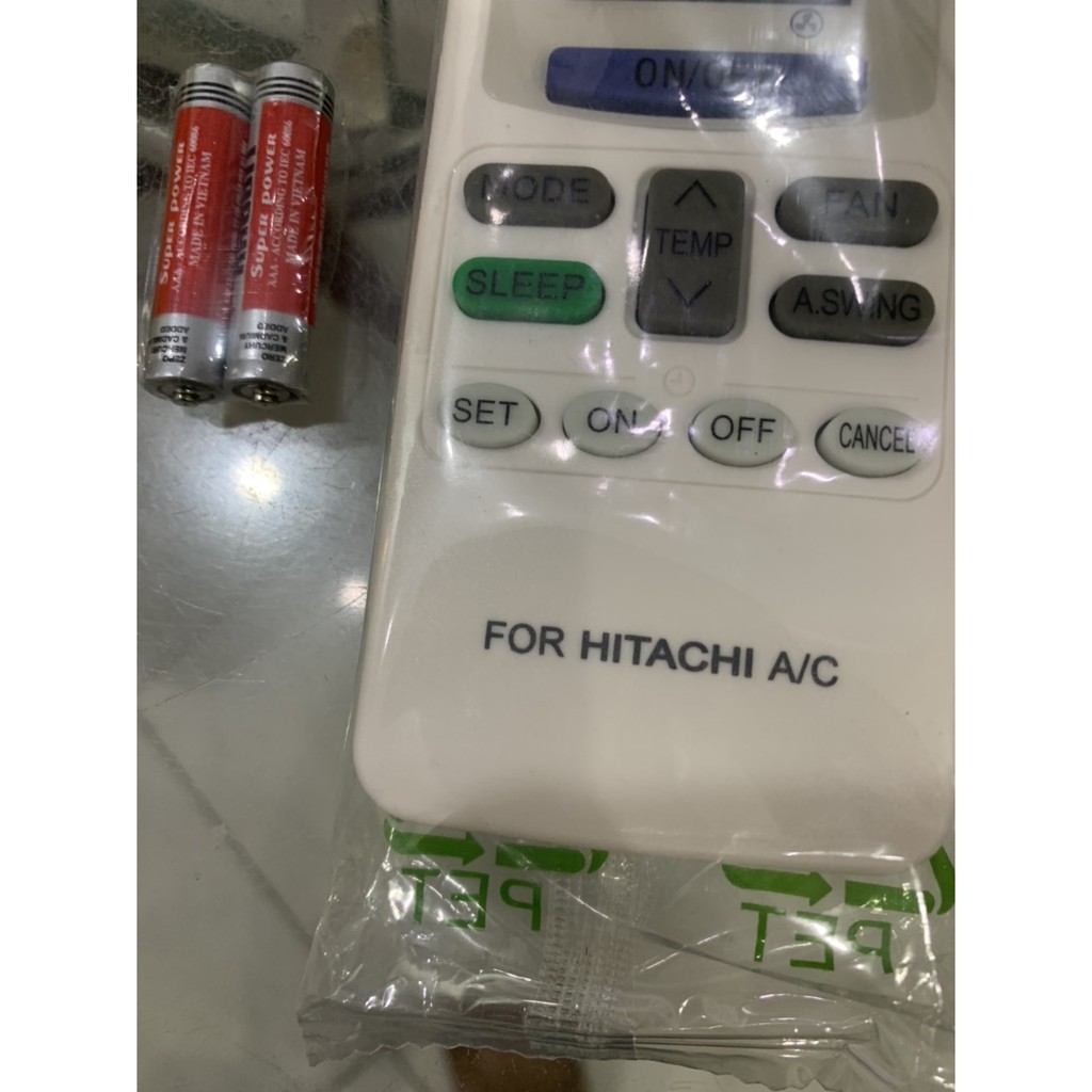 Điều khiển điều hoà Hitachi ngắn