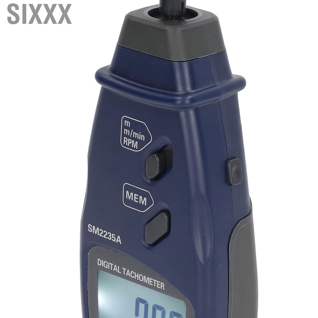 Mua Sixxx Digital Tachometer RPM Meter Contact Handheld Tester 0.5 ...