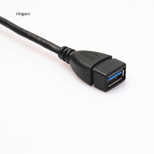 Dây cáp mở rộng nối cổng USB 3.0 sang đầu cắm Type A vuông góc phải 90 độ tiện dụng