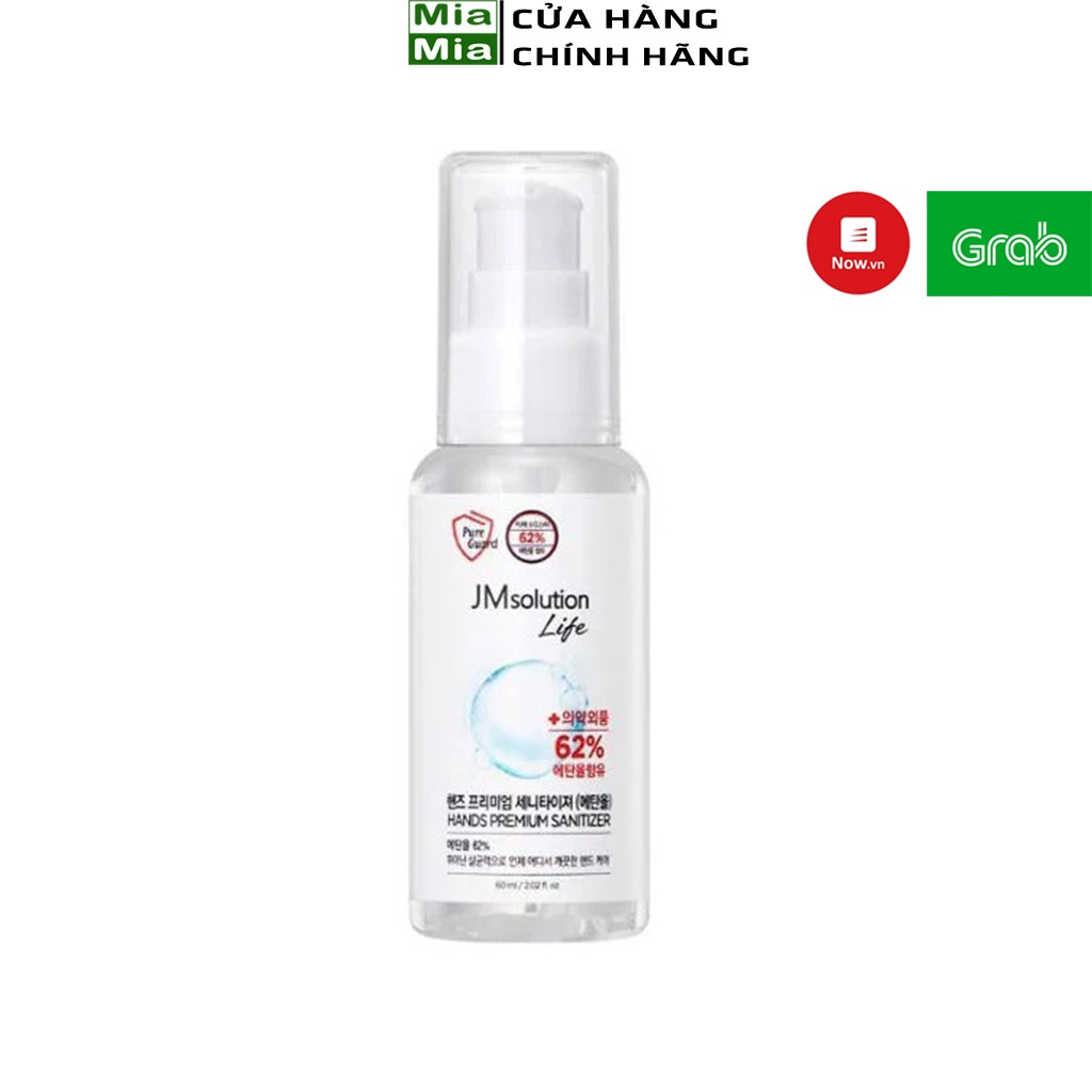 Gel Rửa Tay Khô Kháng Khuẩn 99,9% JmSolution Life Hands Premium Sanitizer 60ml [NHẬP KHẨU CHÍNH HÃNG] | BigBuy360 - bigbuy360.vn