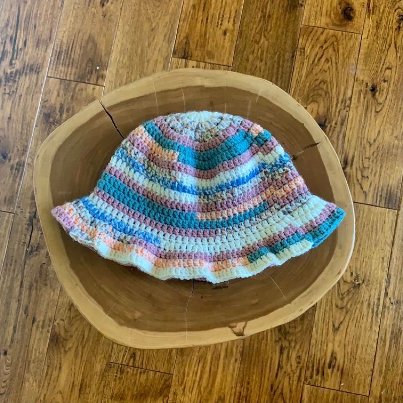 Mũ bucket vành bèo phối màu handmade