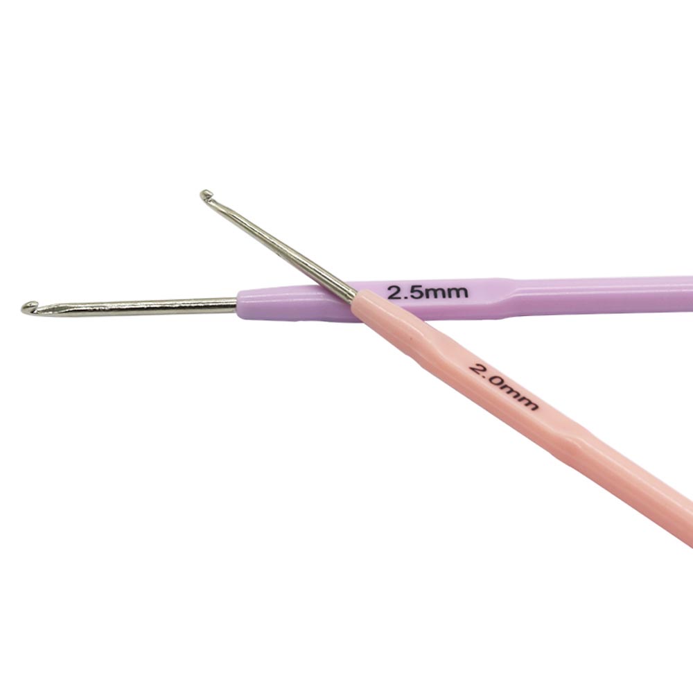 3 Kim Móc Len Nhôm Màu Sắc Macaron Kích Thước 2 / 2.5 / 3mm