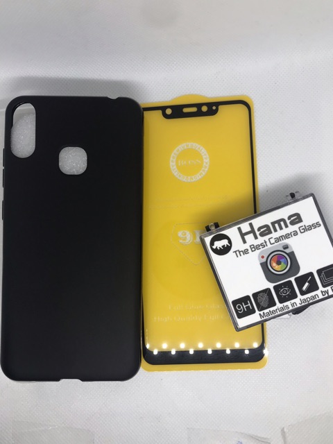 [đã update kính mới] Combo phụ kiện Vsmart Joy 1+ (1 plus) - ốp lưng, kính full, camera
