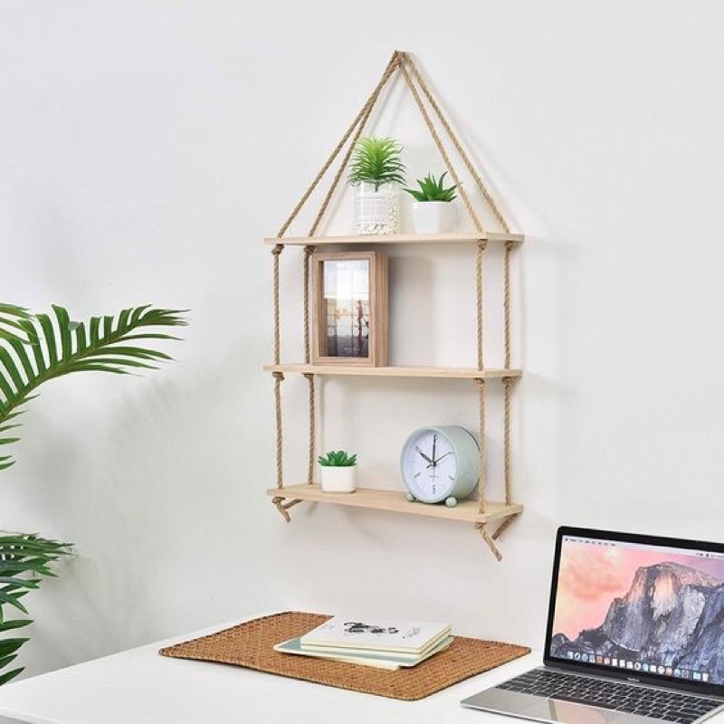 Kệ dây thừng 3 tầng 60x15cm