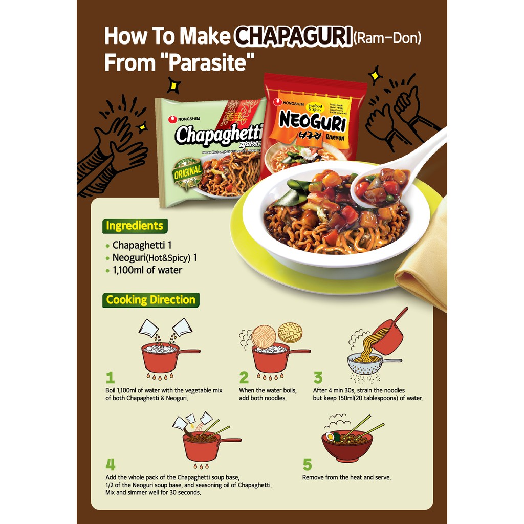 Mì tương đen Chapagetti Nongshim 140g