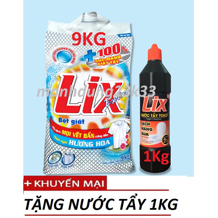 BỘT GIẶT LIX EXTRA 9KG