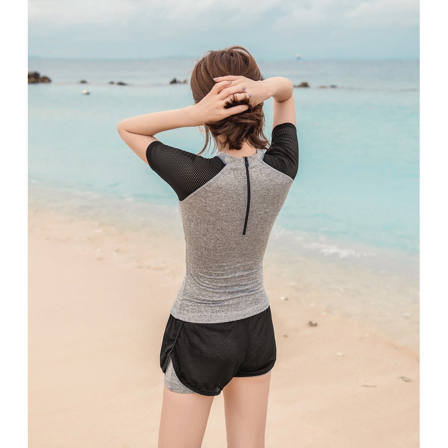 Đồ bơi nữ tay ngắn-chất vải rất đẹp | BigBuy360 - bigbuy360.vn