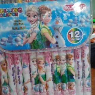 Hình thật ,sáp vặn 12 màu dài cho bé