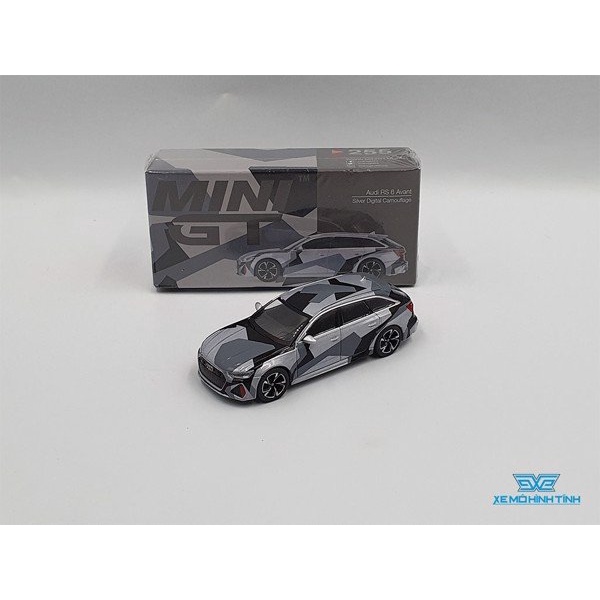 Xe Mô Hình Audi RS 6 Avant 1:64 MiniGT ( Bạc )