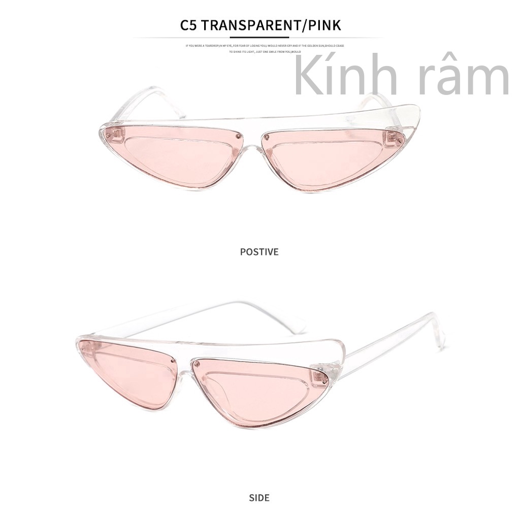 Kính mát mắt mèo tam giác gợi cảm cho nữ