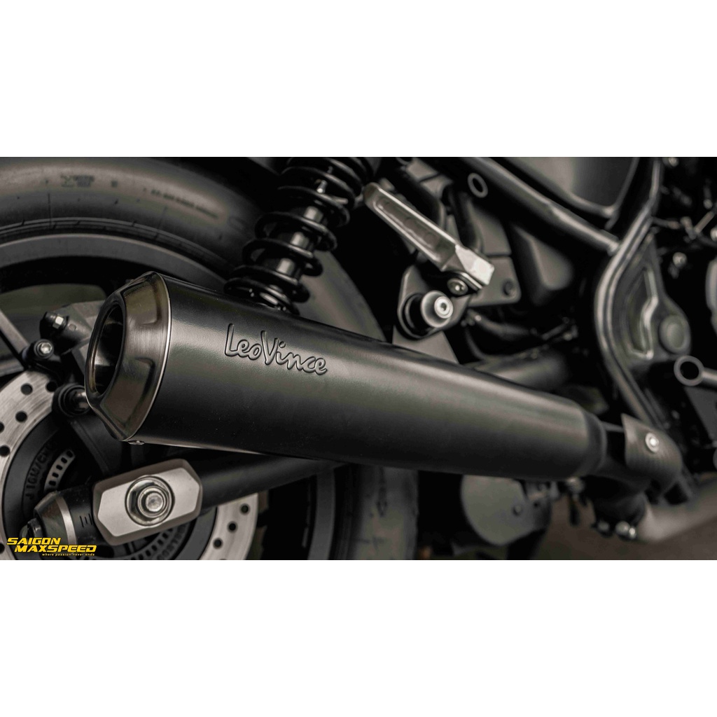Pô LEOVINCE Classic Racer Slip on Honda Rebel 300-500