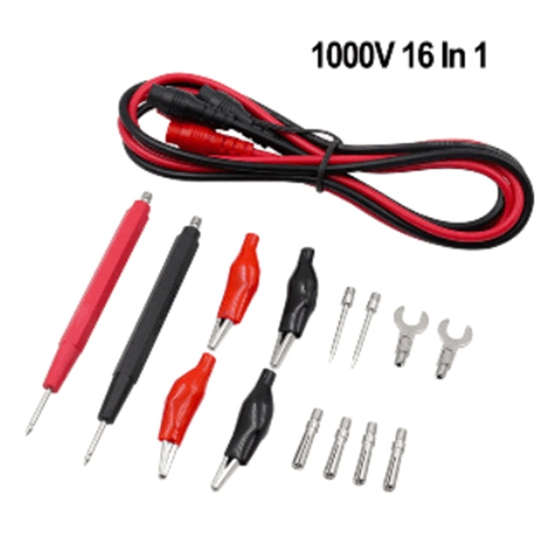 Bộ Dụng Cụ Kiểm Tra Vạn Năng Kế Kỹ Thuật Số Với Kẹp Cá Sấu 1000V