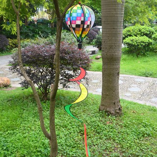 1Pc Striped Hot Air Balloon For Children Toy Random Color Gift Wind Spinner