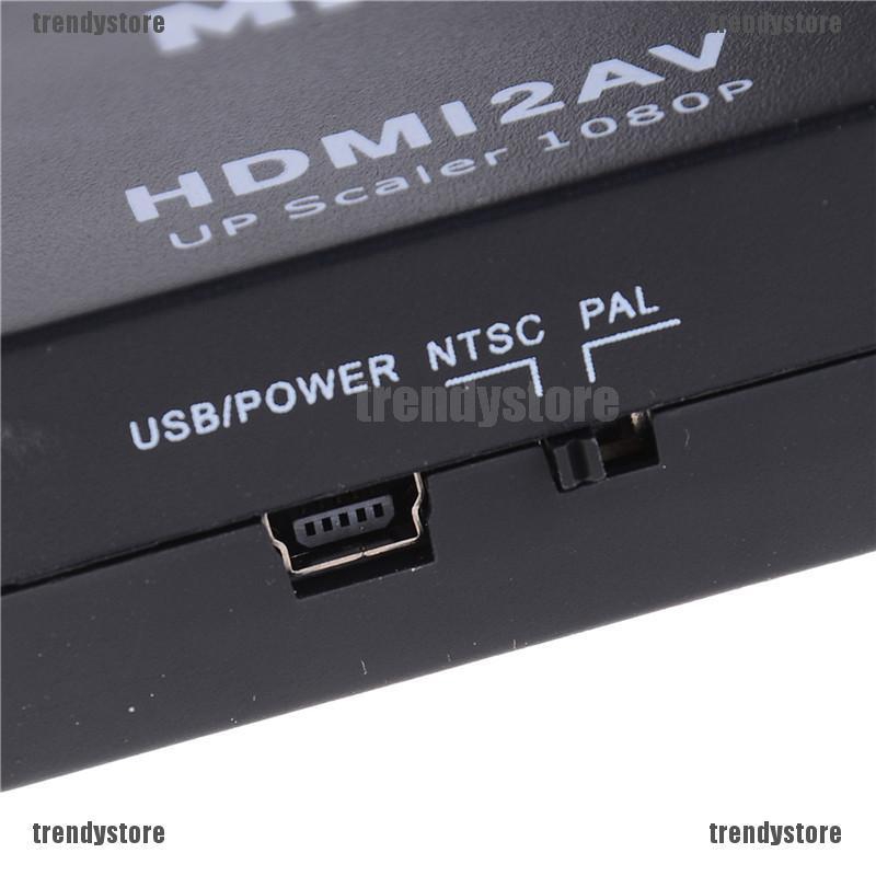 Bộ ChuyểN ĐổI Âm Thanh / Video Mini HDMI2AV Sang AV RCA CVBS 1080P